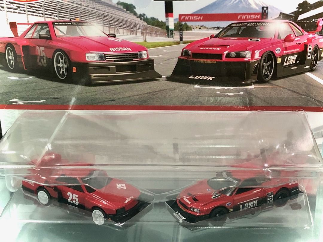 Hot Wheels Car Culture Pack Premium Set Lb Er Silhouette Nissan Skyline Hobbies Toys