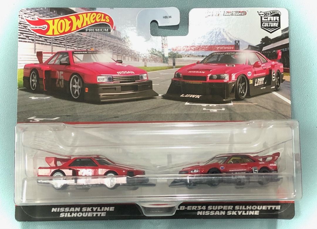 Hot Wheels Car Culture Pack Premium Set LB ER Silhouette Nissan Skyline Hobbies Toys