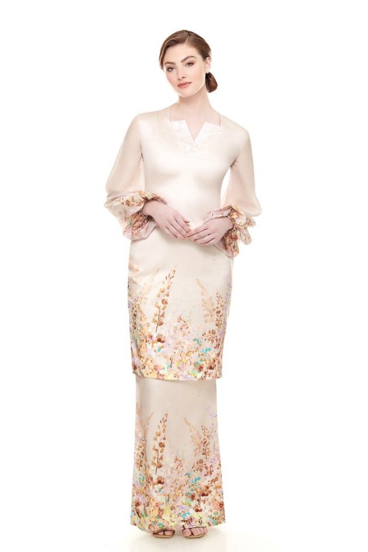 Jannah Noe Delaney Kurung In Nude Women S Fashion Muslimah Fashion