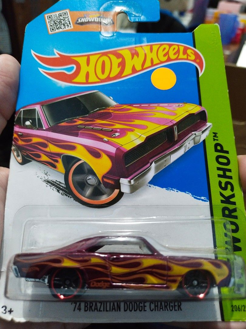 Hot Wheels Brazilian Dodge Charger Toys Collectibles Mainan Di