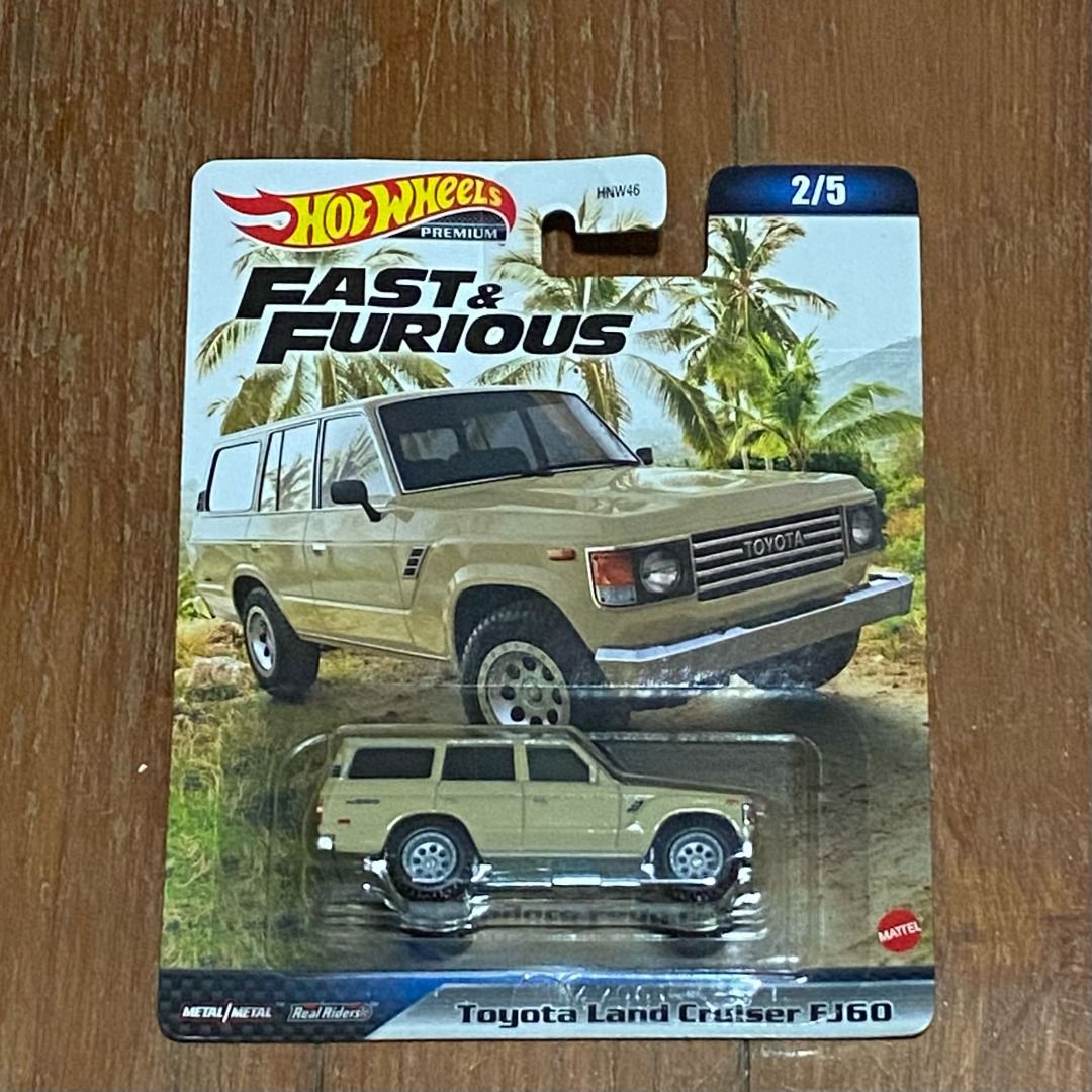 Hot Wheels Fast Furious Toyota Land Cruiser FJ60 2 5 Car Culture Premium Real Raiders Fast And