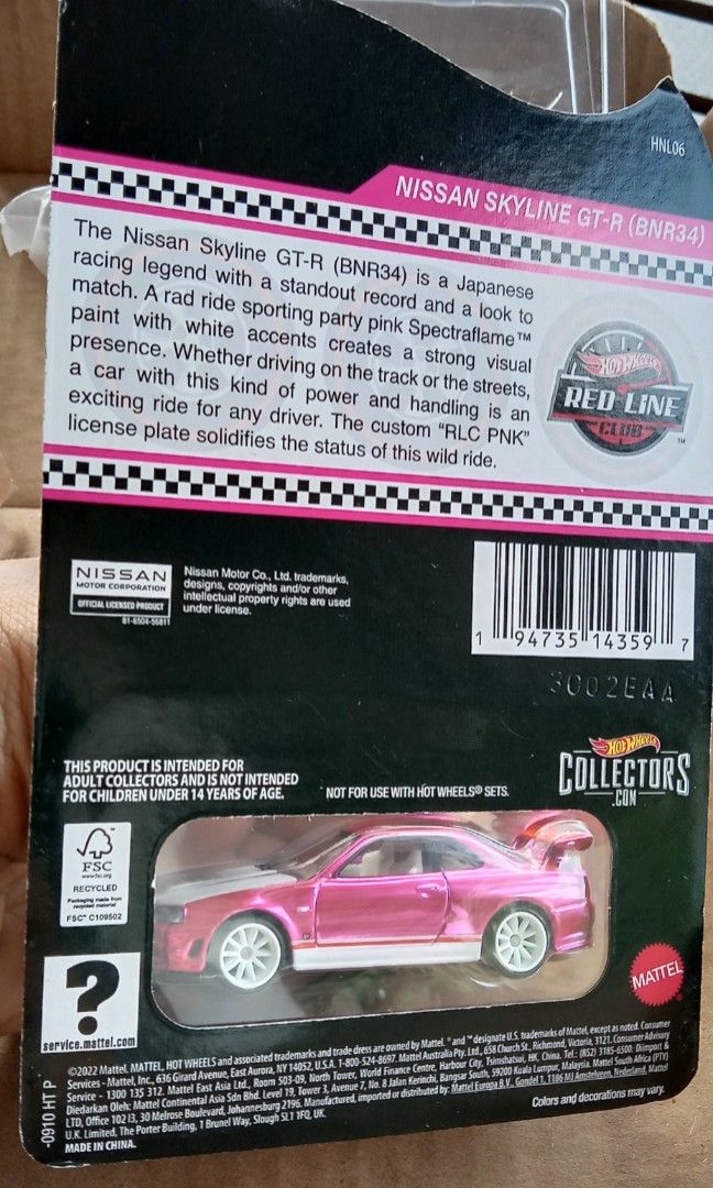 Hot Wheels Nissan Skyline R Rlc Pink Hobbies Toys Toys Games On Carousell