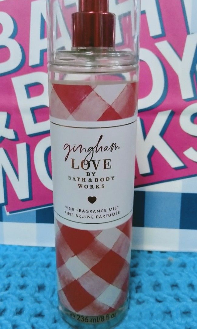 Sale Bbw Gingham Love Beauty Personal Care Fragrance