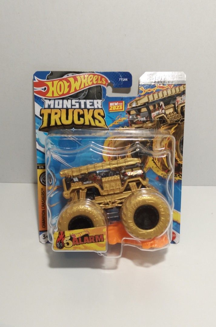 Hot Wheels Monster Trucks Alarm Black Gold Hobbies Toys Toys Games On Carousell