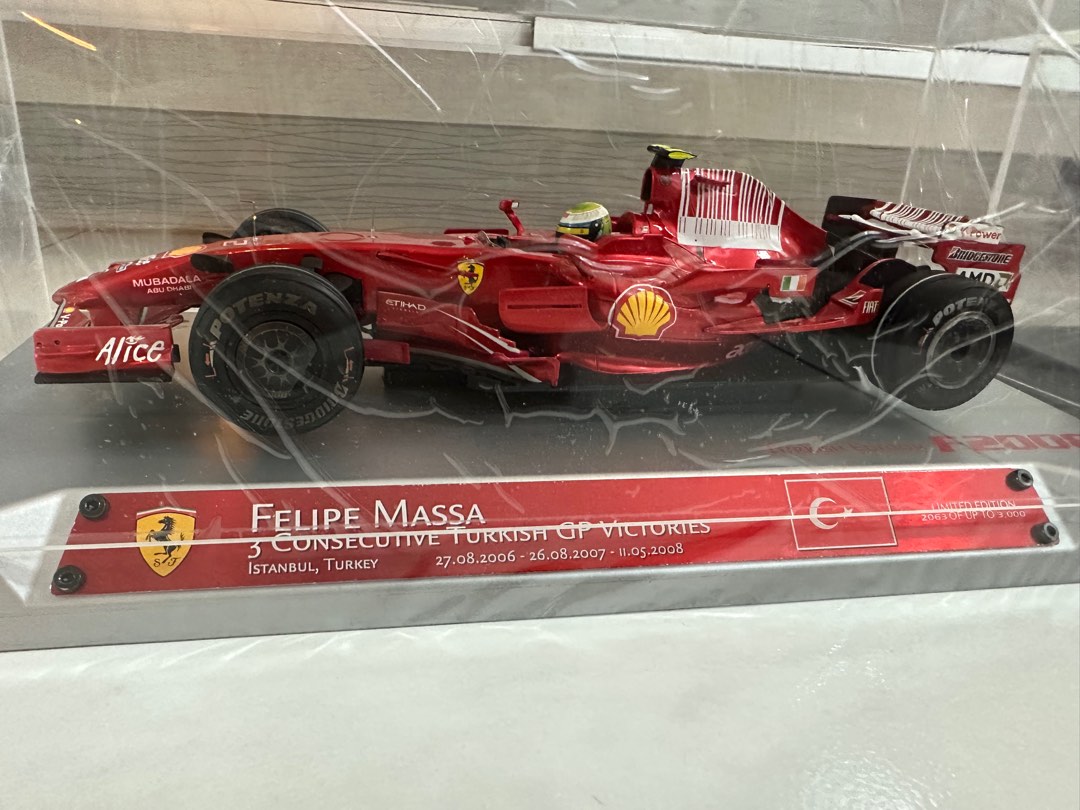F Ferrari F Felipe Massa Turkish Gp Hot Wheels Racing Hobbies Toys Toys