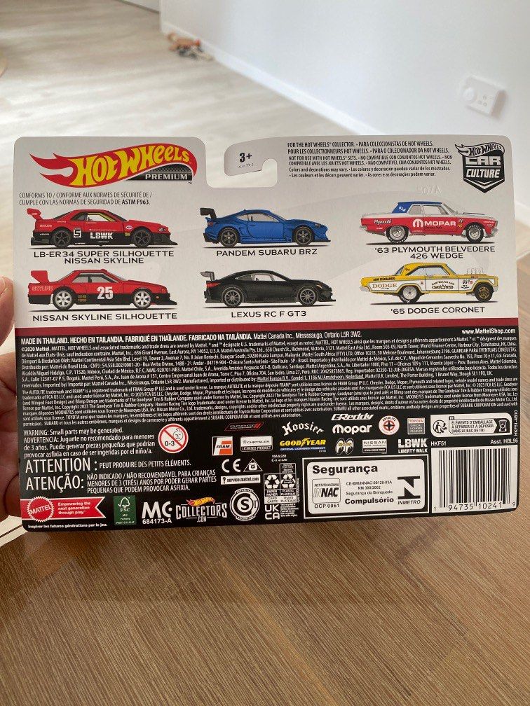 Hot Wheels Pandem Subaru BRZ Lexus RC F GT 3 Twin Pack Hobbies Toys Toys Games On Carousell