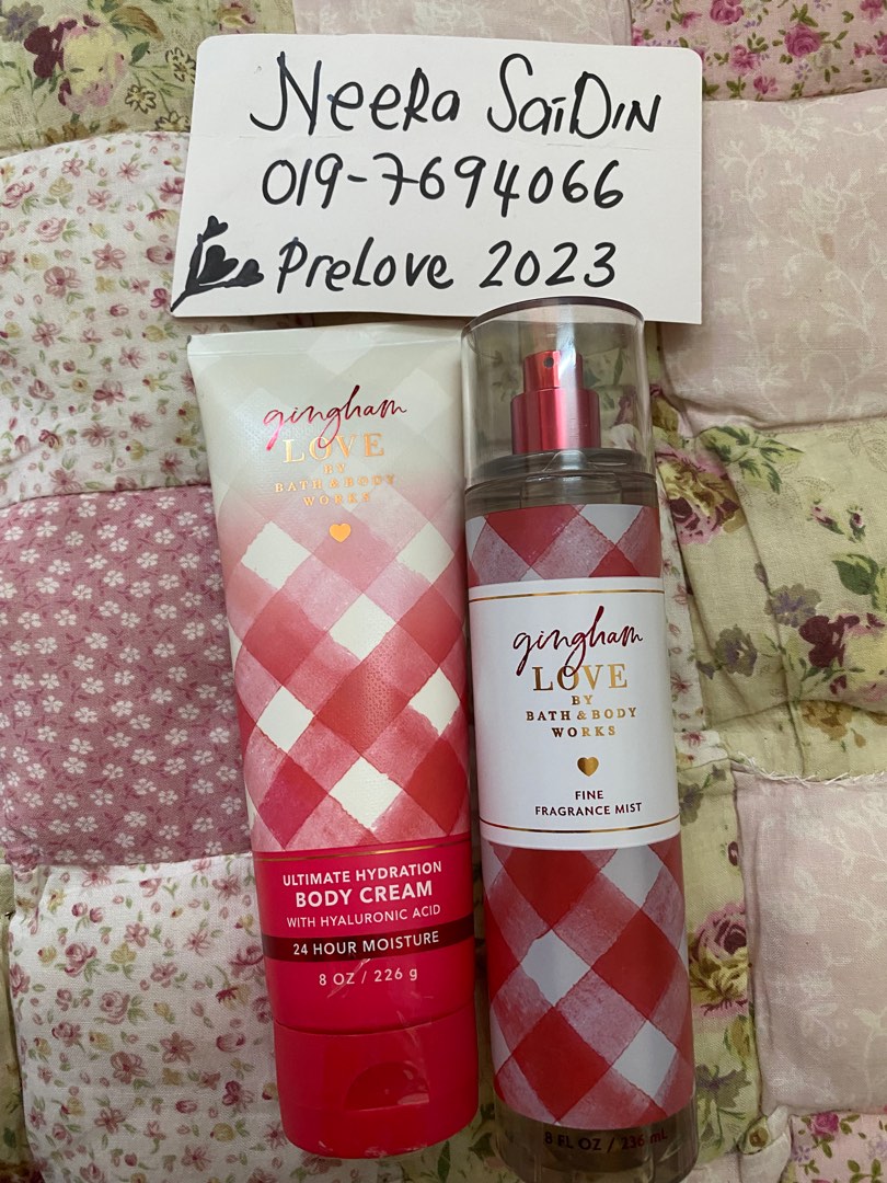 Bbw Gingham Love Beauty Personal Care Fragrance Deodorants On