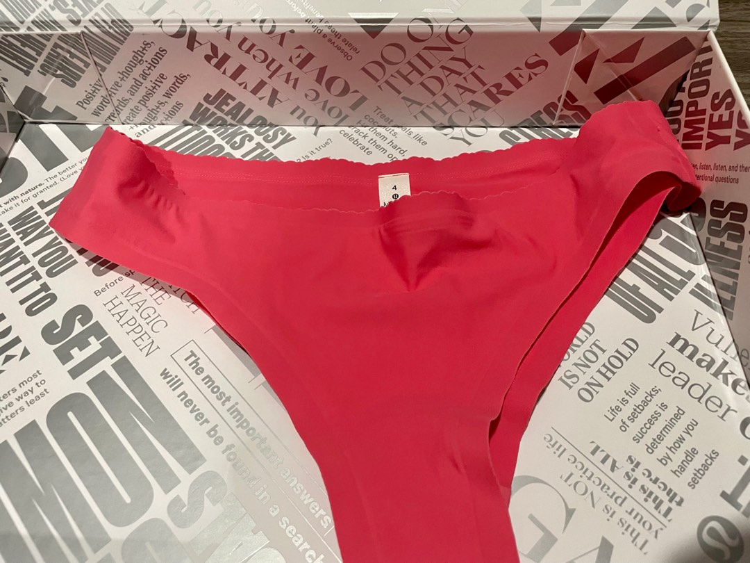 Bnwot Authentic Lululemon Pink Bikini Bottom Women S Fashion