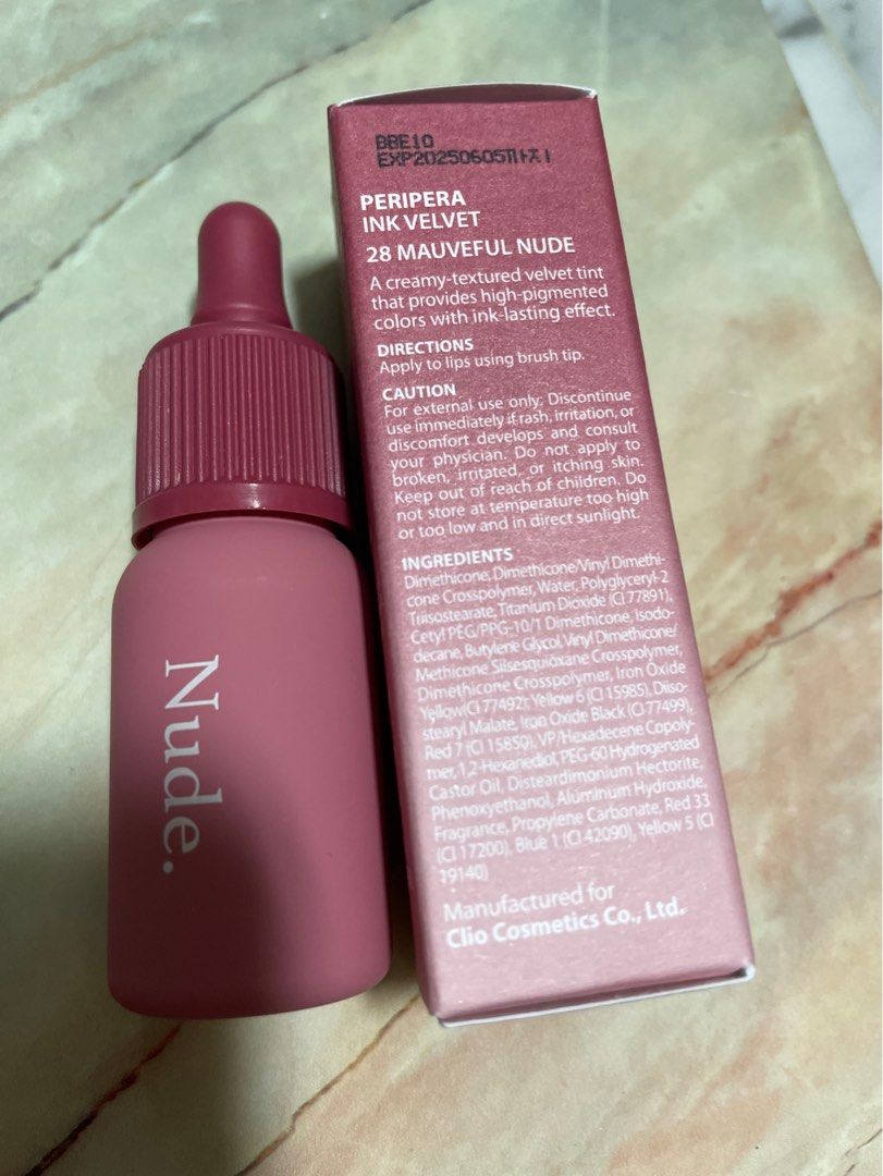 Peripera Ink Velvet 28 Mauveful Nude Beauty Personal Care Face Makeup On Carousell