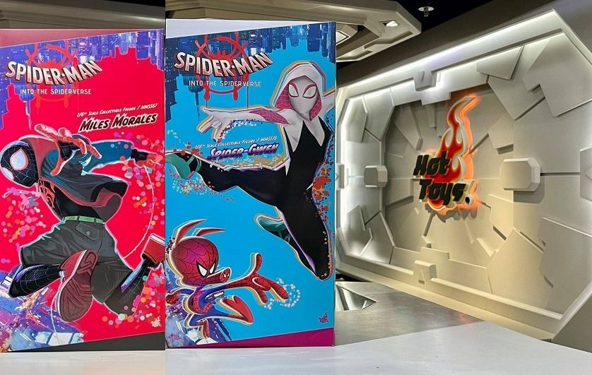 Hot Toys MMS Miles Morales Spider Gwen Collectible Figure 興趣及遊戲 玩具 遊戲類 Carousell