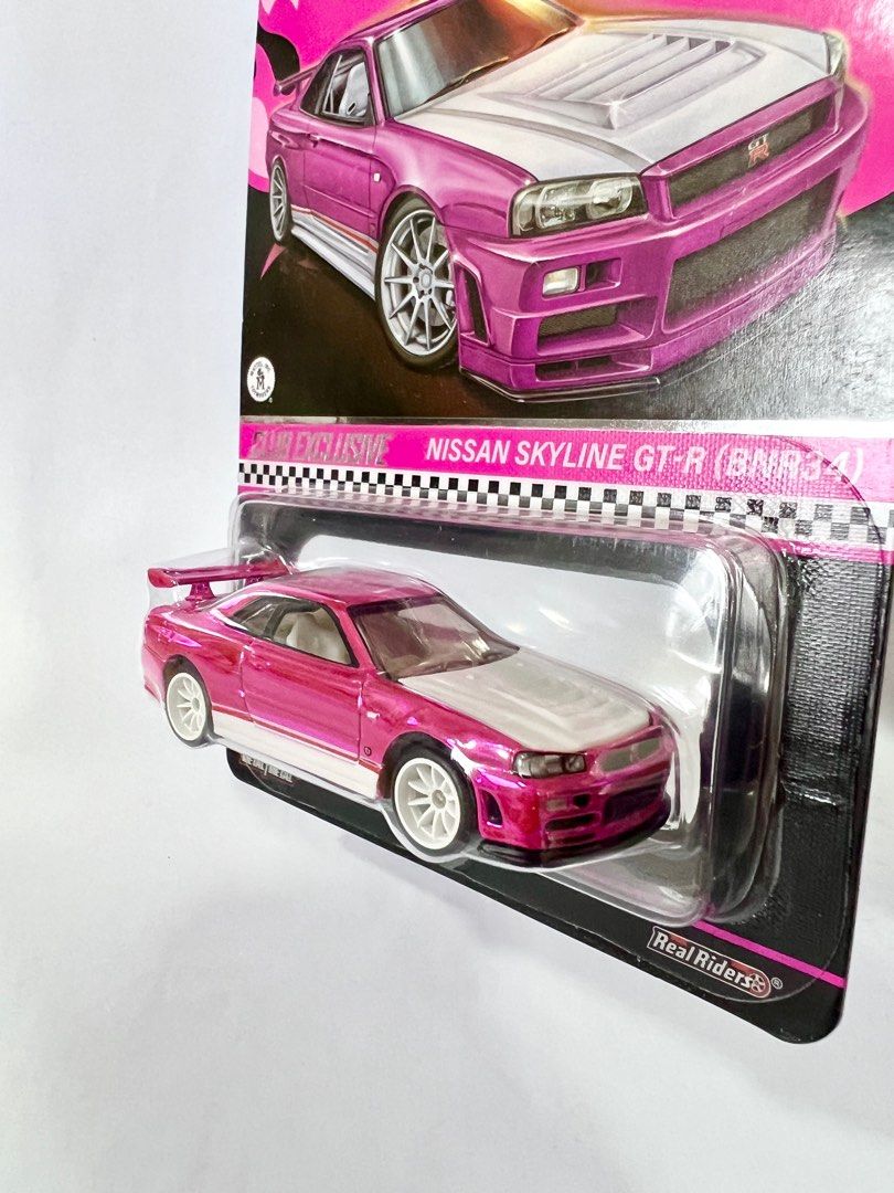 Hot Wheels RLC Pink Nissan Skyline R34 Hobbies Toys Toys Games On Carousell
