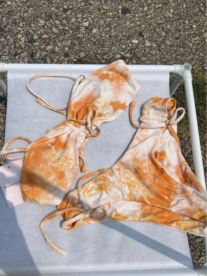 Milk Tea Bikini Set By Summerdalebikini Women S Fashion Swimwear