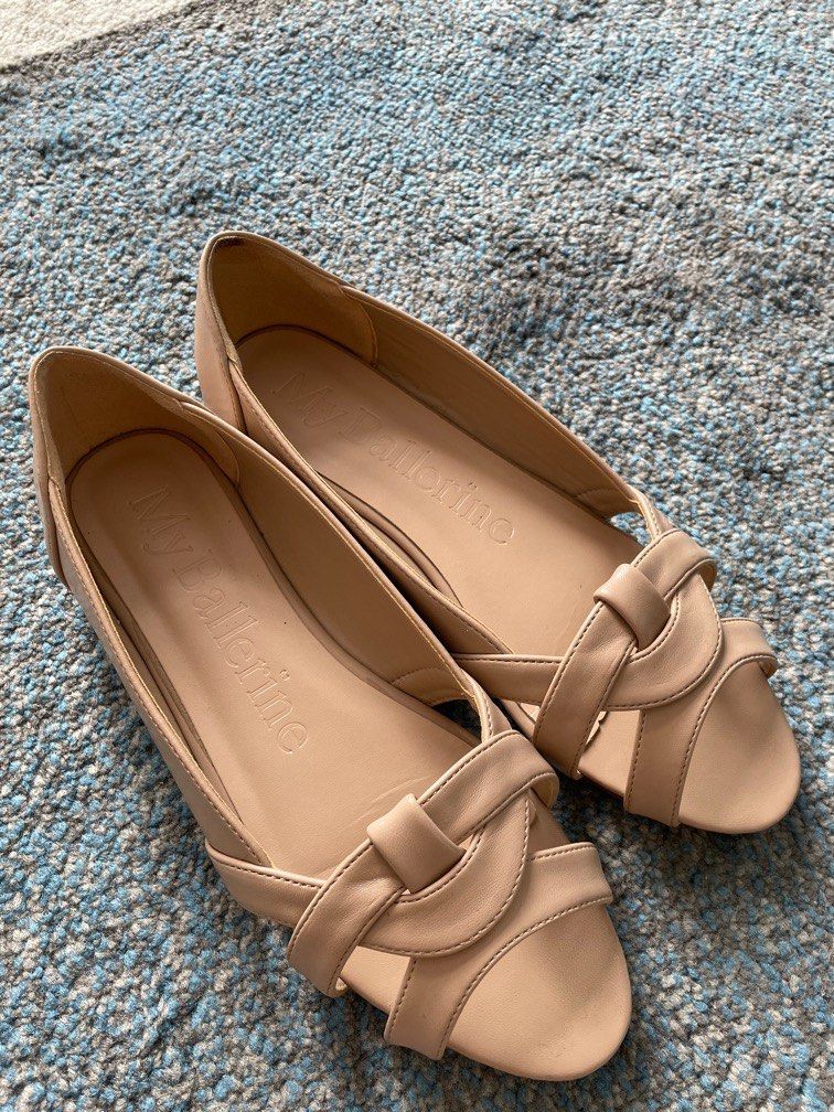 My Ballerine Nude Flats Women S Fashion Footwear Flats On Carousell