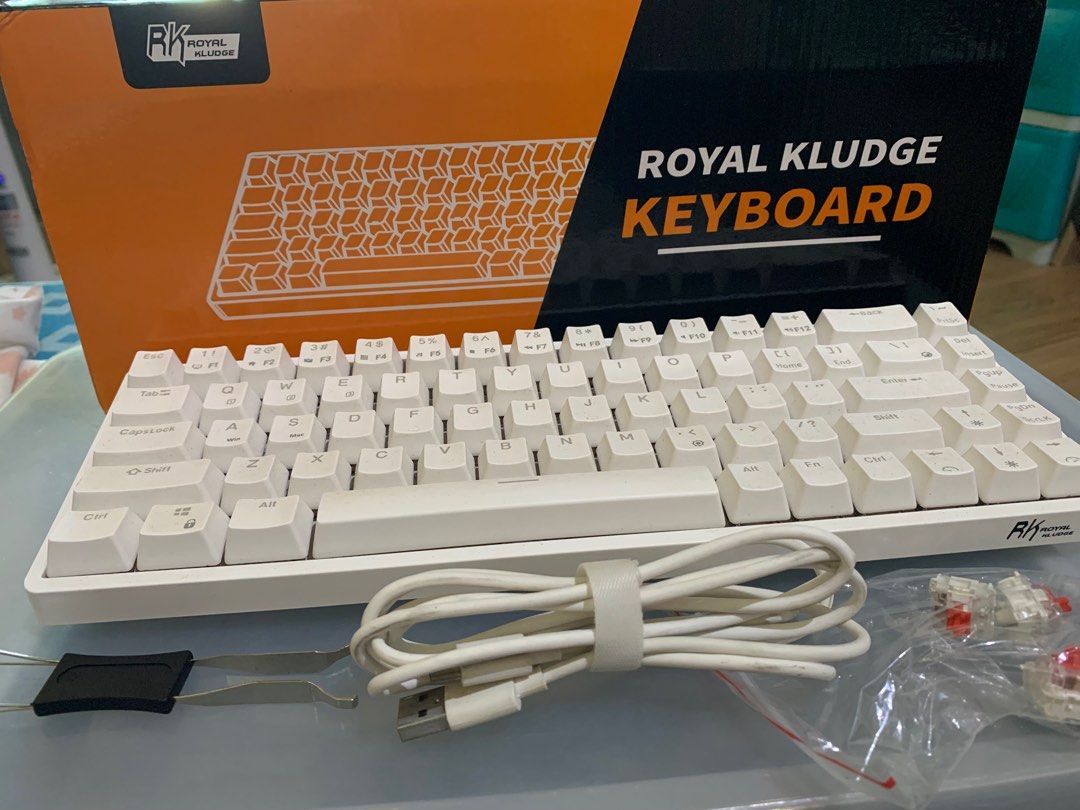 Rk Hot Swappable Mechanical Keyboard Rgb Red Switch Computers Tech Parts Accessories