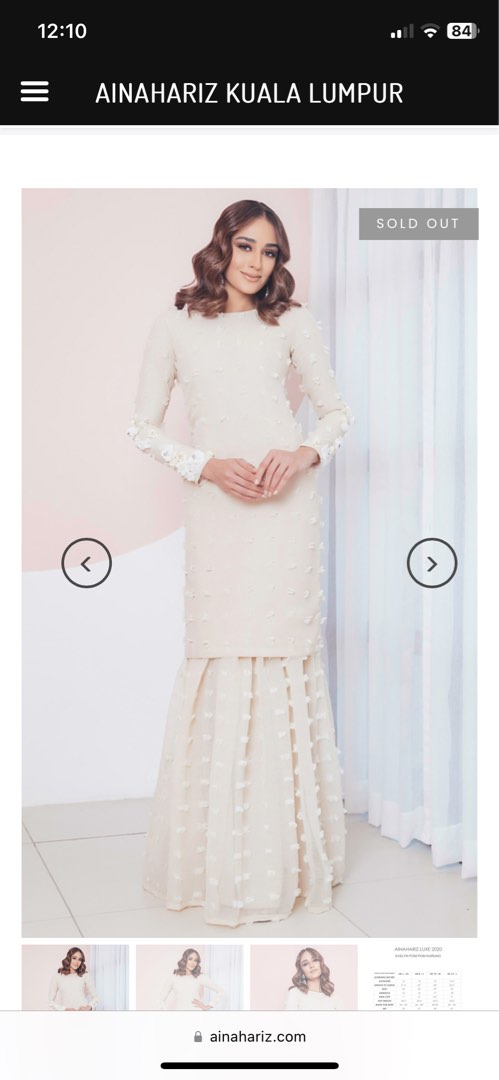Ainahariz Kurung S Nude Women S Fashion Muslimah Fashion Baju Kurung