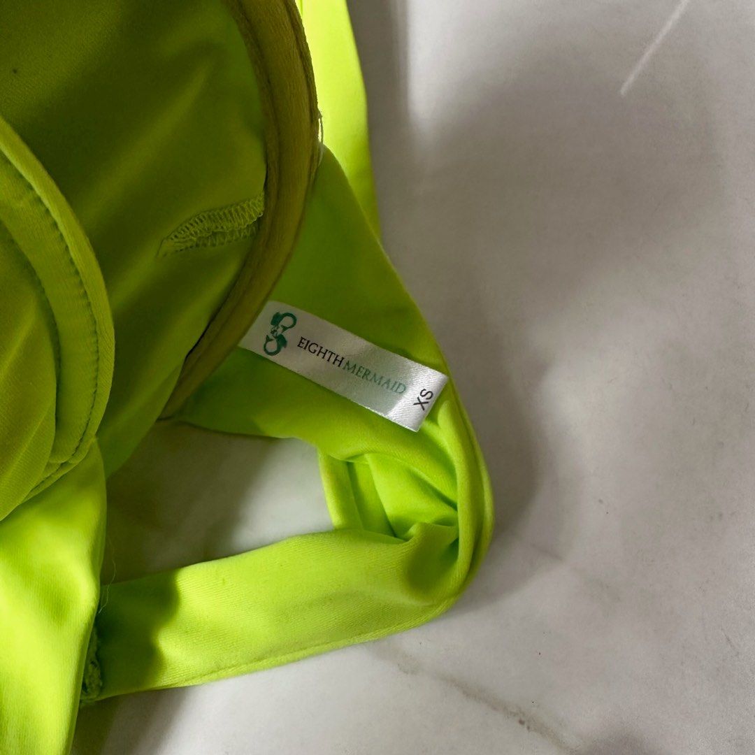 Eighth Mermaid Neon Green Bikini On Carousell