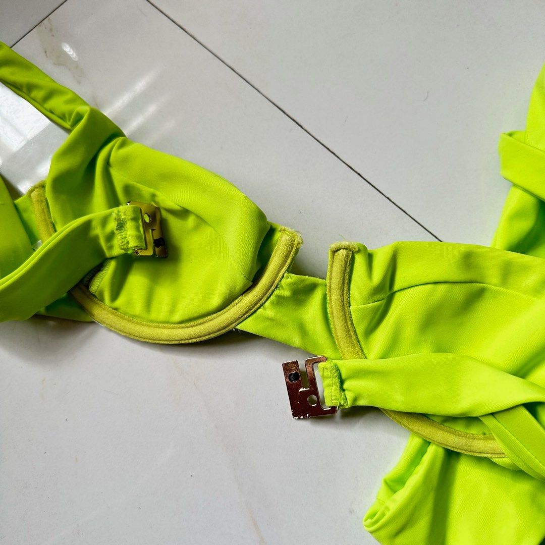 Eighth Mermaid Neon Green Bikini On Carousell