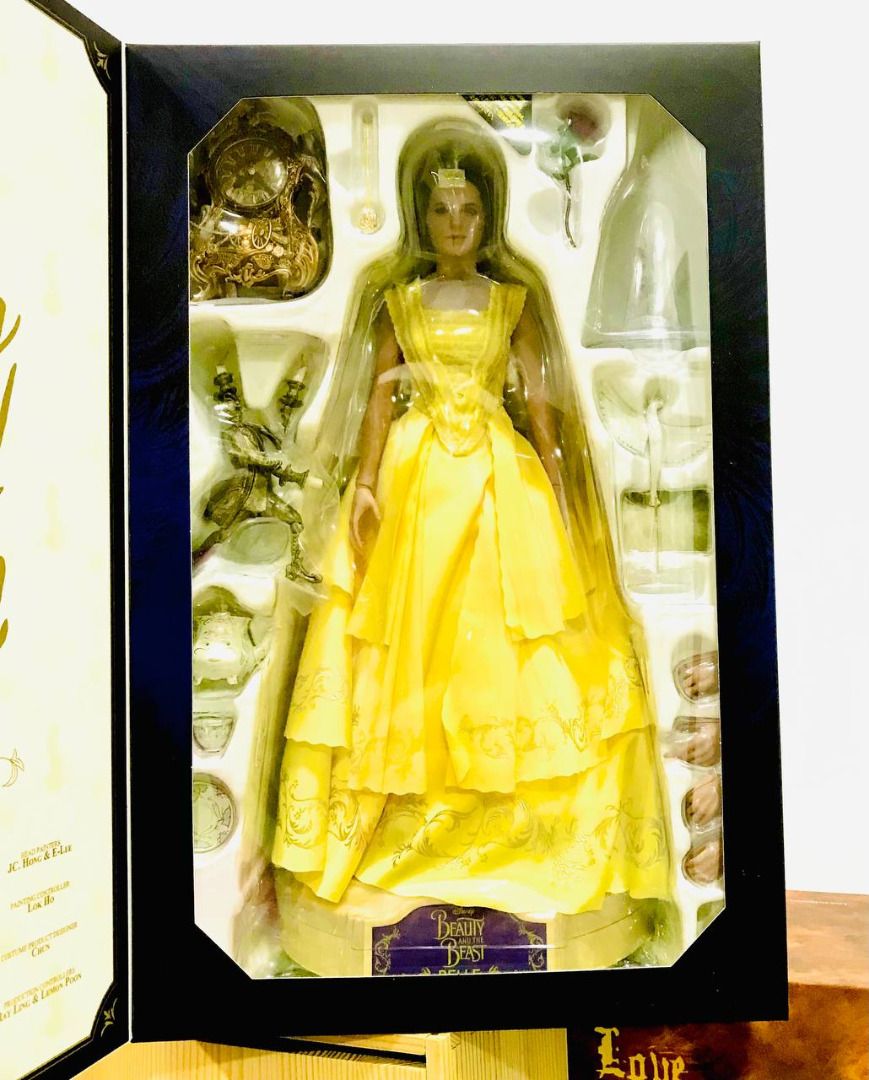 HOT TOYS SCALE MMS MOVIE MASTERPIECE SERIES BEAUTY AND THE BEAST BELLE EMMA WATSON