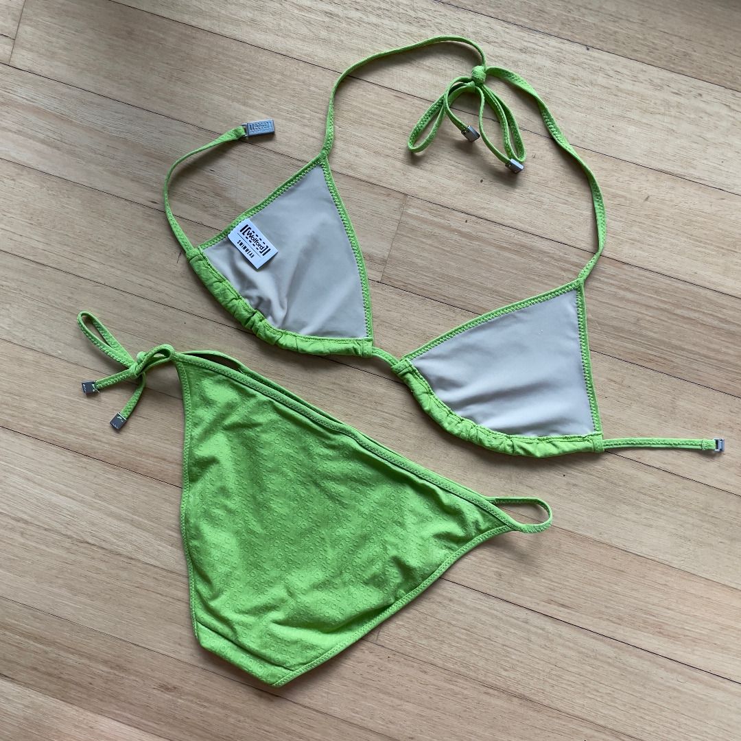 Wolford Triangle Bikini Logo Style Swimwear Women S Fashion