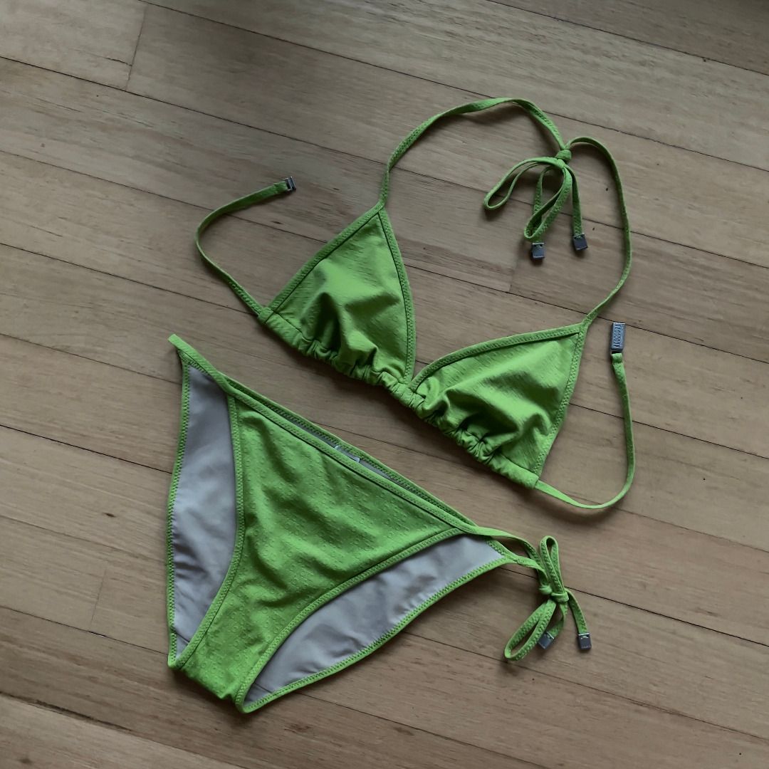 WOLFORD Triangle Bikini Logo Style Swimwear Women S Fashion Swimwear Bikinis Swimsuits On