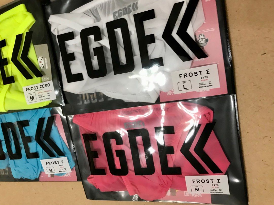 EGDE Frost 男裝內褲 比堅尼 透視 性感 瑩光黃 透白 紅 藍 Bikini see through summer 夏日 not GX3 made in Japan 日本制 男裝