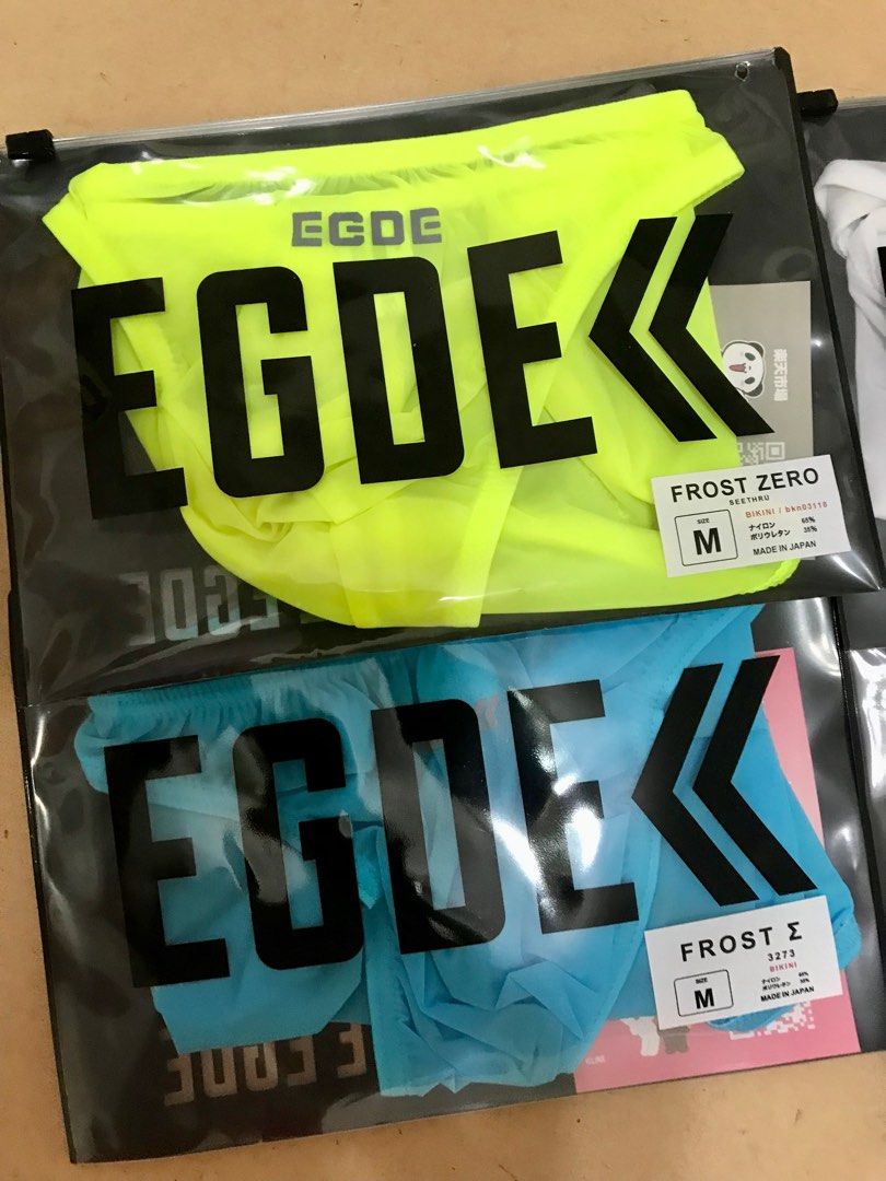 EGDE Frost 男裝內褲 比堅尼 透視 性感 瑩光黃 透白 紅 藍 Bikini see through summer 夏日 not GX3 made in Japan 日本制 男裝