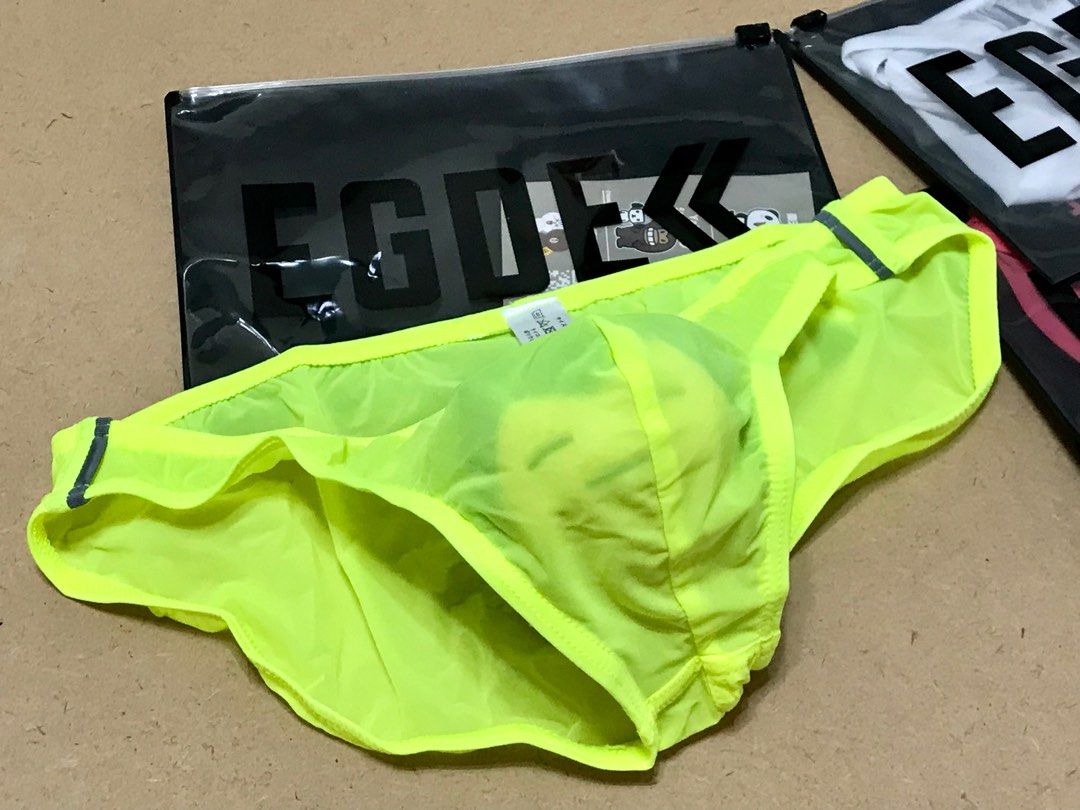 EGDE Frost 男裝內褲 比堅尼 透視 性感 瑩光黃 透白 紅 藍 Bikini see through summer 夏日 not GX3 made in Japan 日本制 男裝