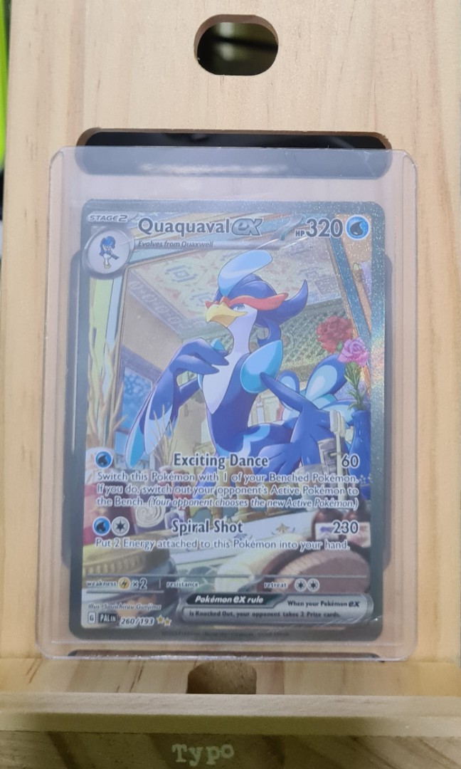 Pokemon Tcg Sv Paldea Evolved Quaquaval Ex Alt Art Hobbies