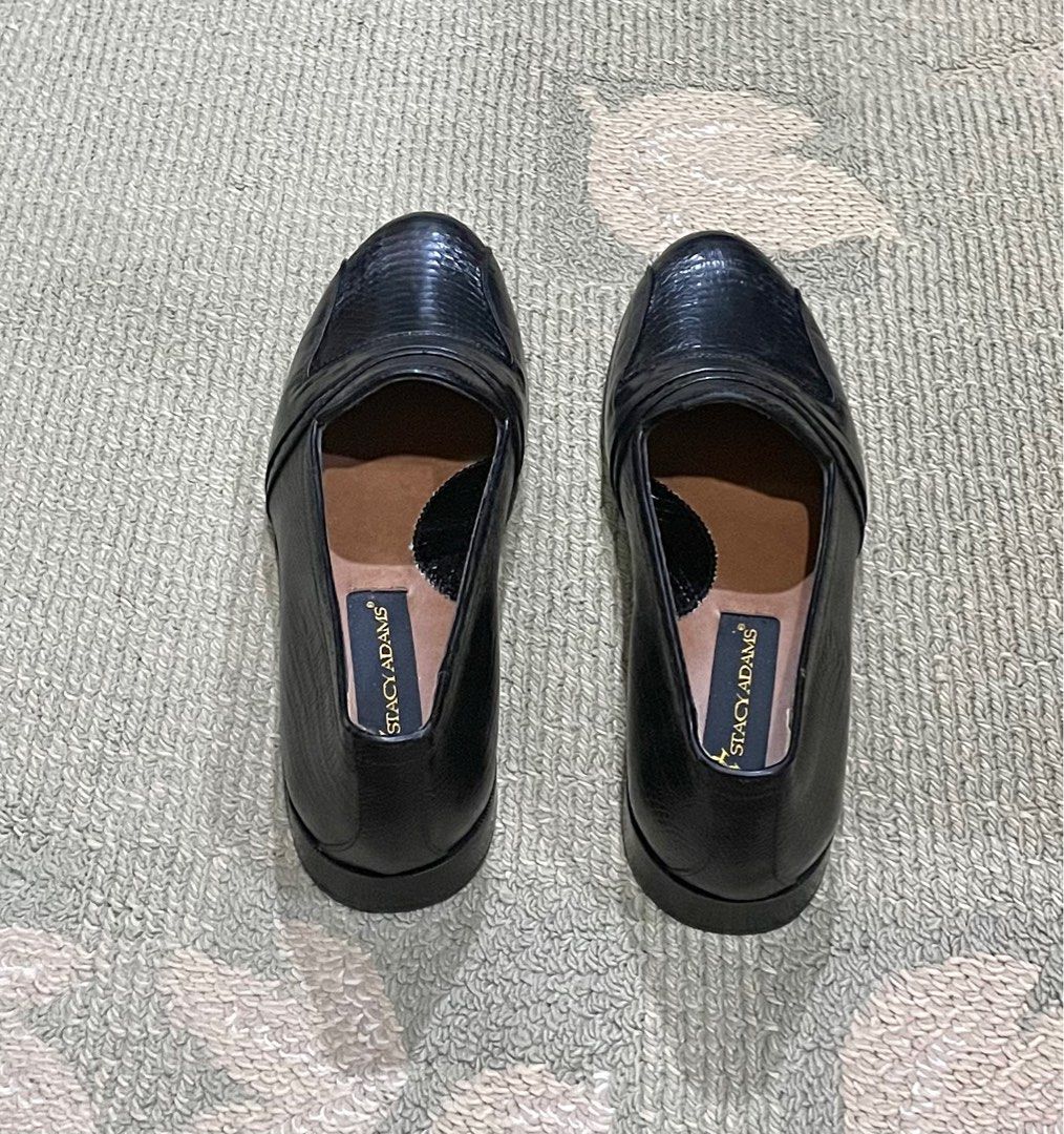 Stacy Adams Genuine Snake Skin Leather Loafers On Carousell
