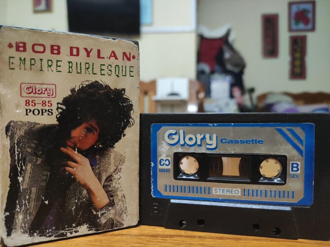 Vintage Cassette Keset Bob Dylan Empire Burlesque Hobbies Toys