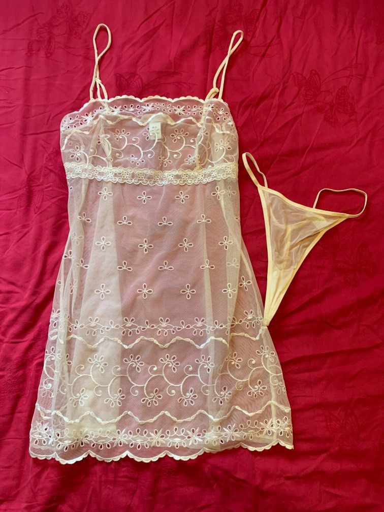 Victoria Secret Lingerie Teddy Set Women S Fashion New Undergarments Loungewear On Carousell