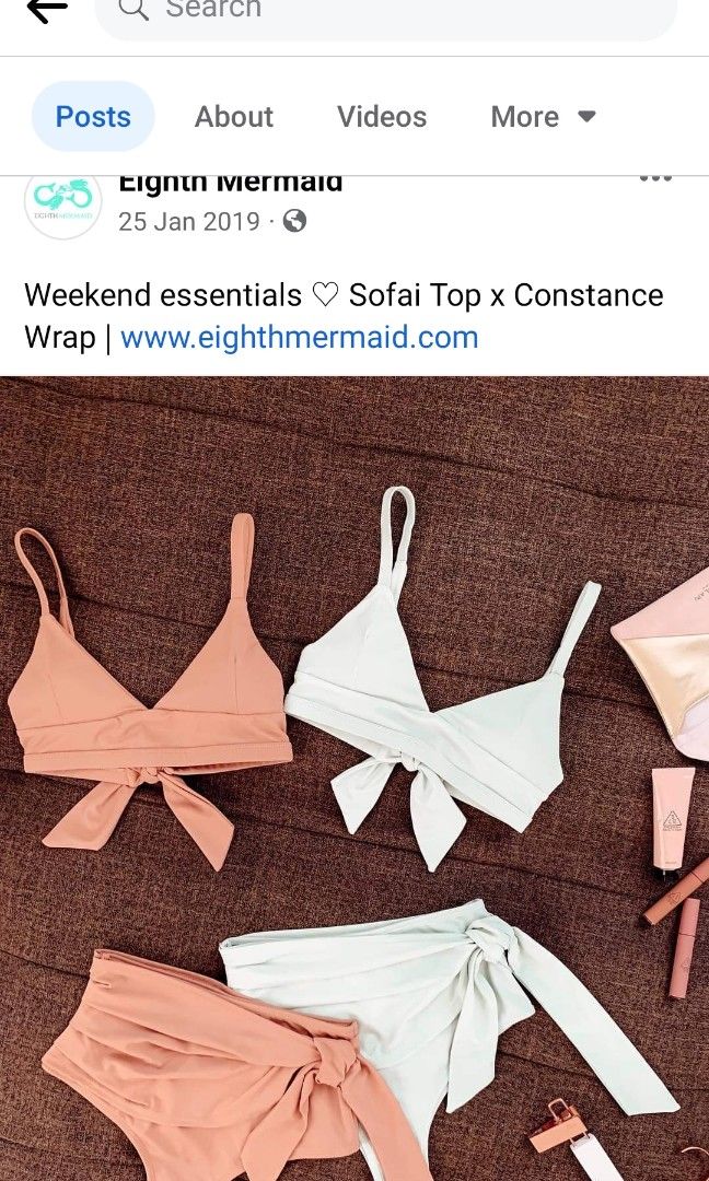 Eighth Mermaid High Waist Bikini Women S Fashion Swimwear Bikinis