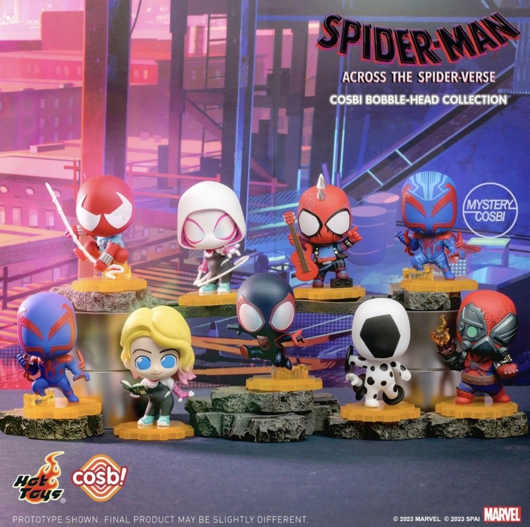 Hot Toys Cosbi Spiderman Across The Spider Verse Spider Man Gwen Stacy Hobbies Toys