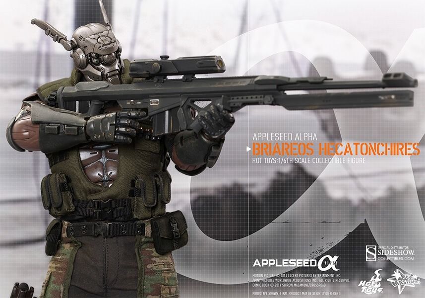 Hot Toys Appleseed Alpha Briareos Hecatonchires Ofc Scale Collectible Figure Th Original