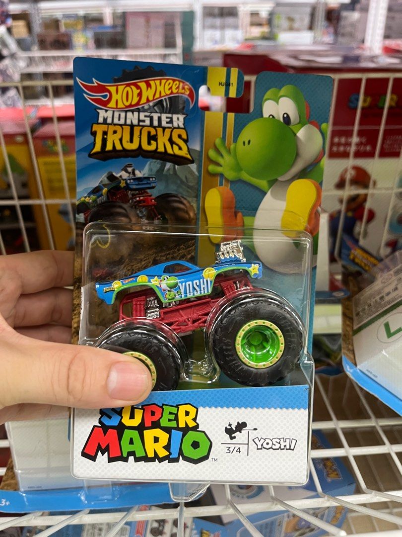 Mattel 風火輪大腳車1 64娛樂系列 瑪利歐 Hot Wheels 合金車 小汽車 1 64 正版 美泰單售 家具及居家用品 戶外家具在旋轉拍賣