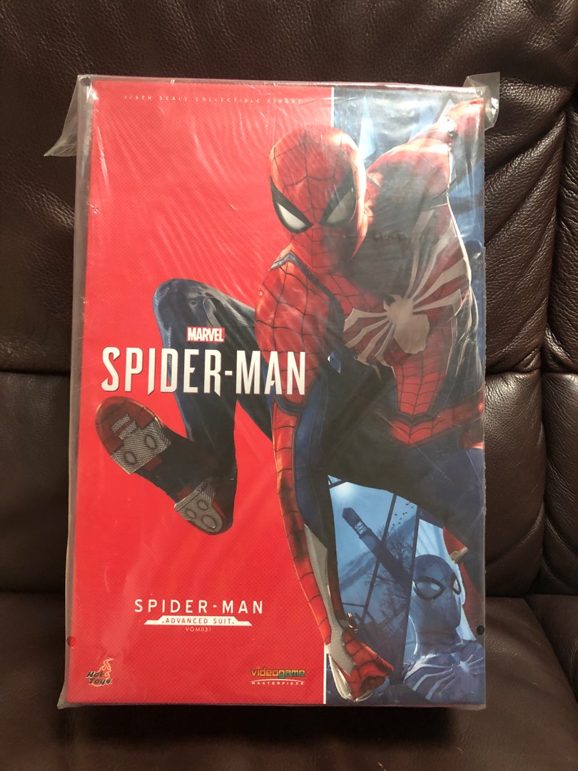 全新原封Spider man spiderman advanced suit 蜘蛛俠vgm Hottoys Hot Toys HT scale 比例珍藏版人偶 萬威漫畫
