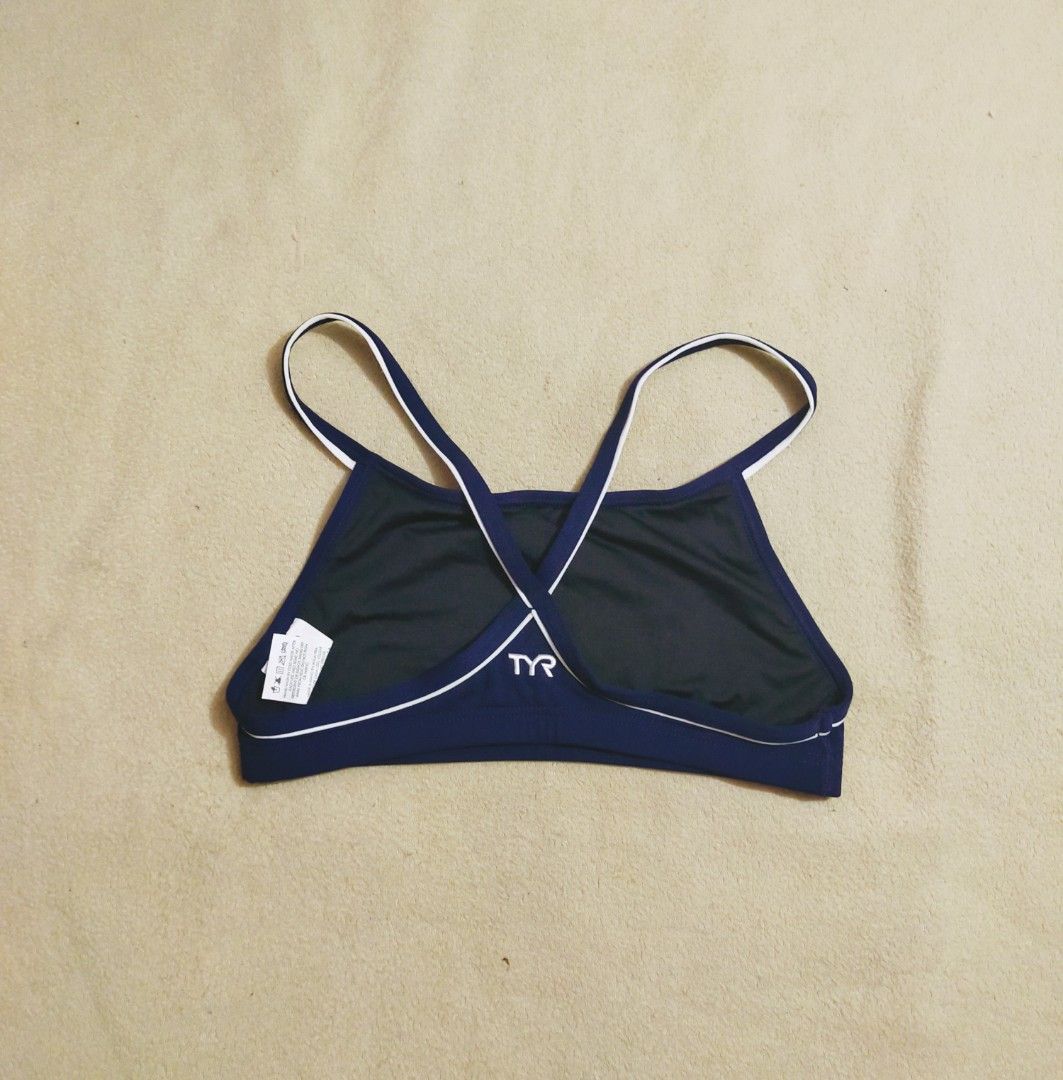 TYR GUARD NAVY BIKINI TOP SWIM TOP Women S Fashion Swimwear Bikinis Swimsuits On Carousell