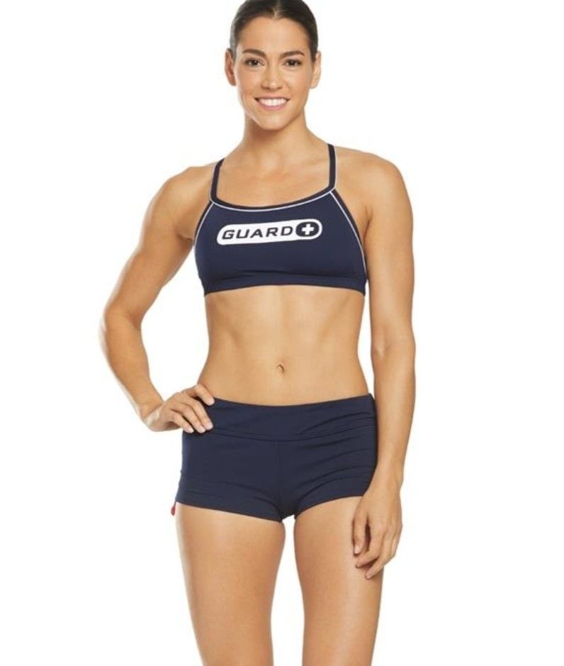 TYR GUARD NAVY BIKINI TOP SWIM TOP Women S Fashion Swimwear Bikinis Swimsuits On Carousell