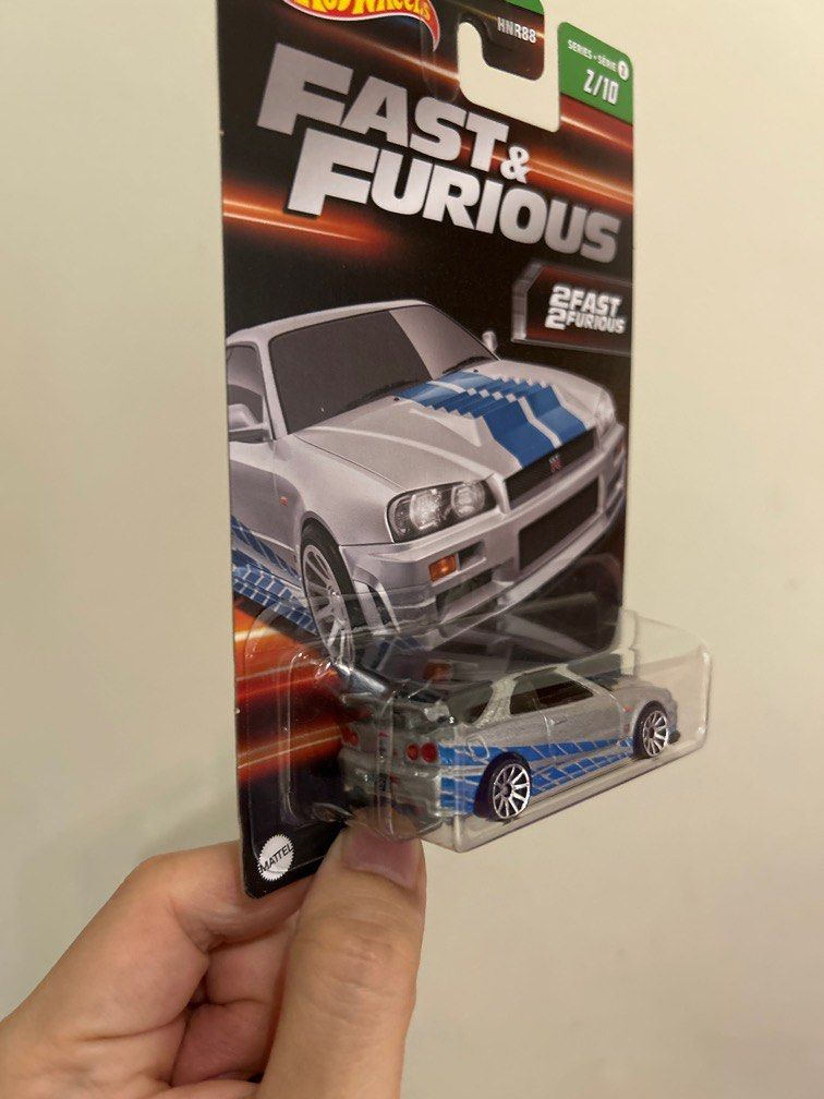 Hot Wheels Nissan Skyline Gt R R Brian Fast And Furious Hobbies
