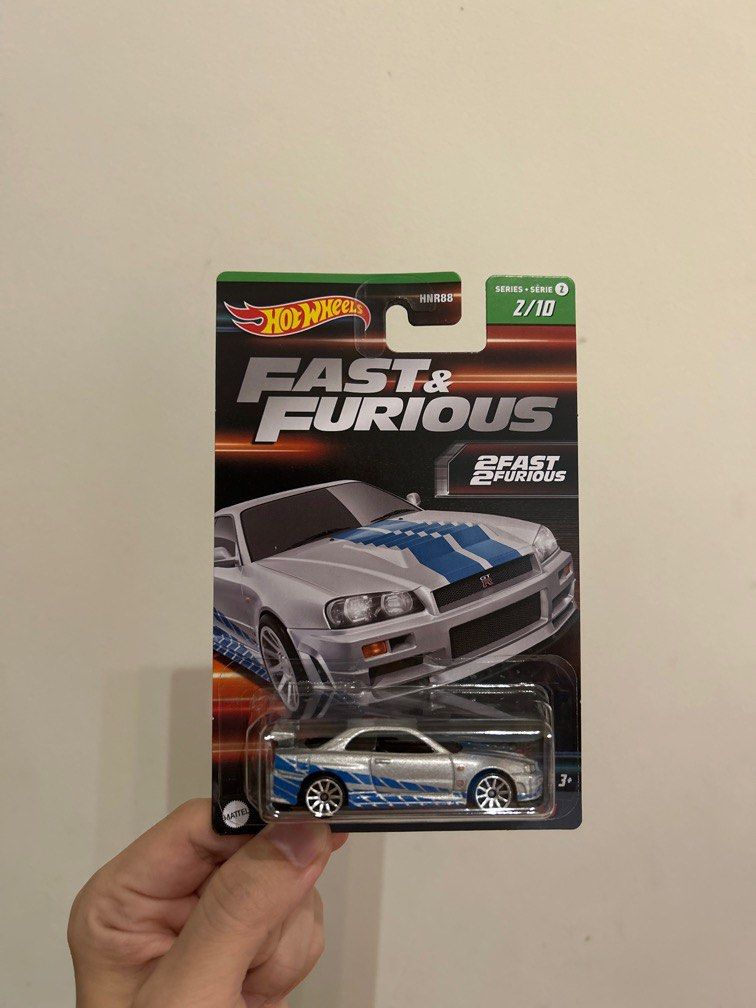 Hot Wheels Nissan Skyline Gt R R Brian Fast And Furious Hobbies