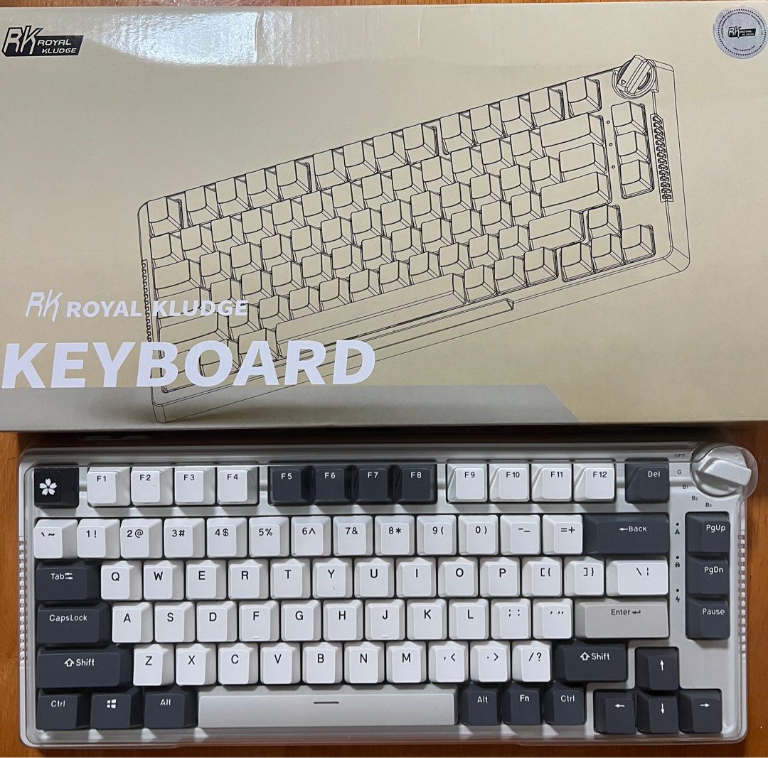 Lnib Royal Kludge H Hot Swappable Mechanical Keyboard Brown Switch Computers Tech