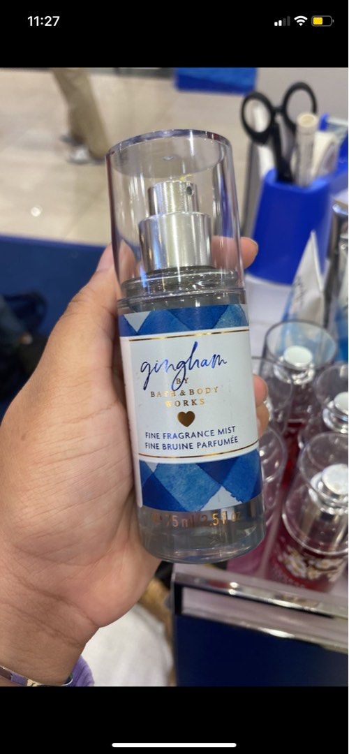Body Mist Bbw Gingham Warm Vanilla Sugar Among The Clouds On Carousell