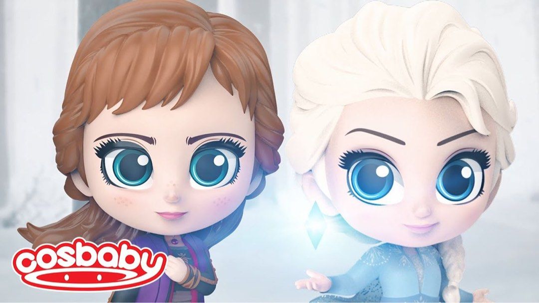 Cosb692 Frozen 2 Hot Toys Cosbaby Elsa Anna Olaf Salamander Hobbies Toys Toys Games On