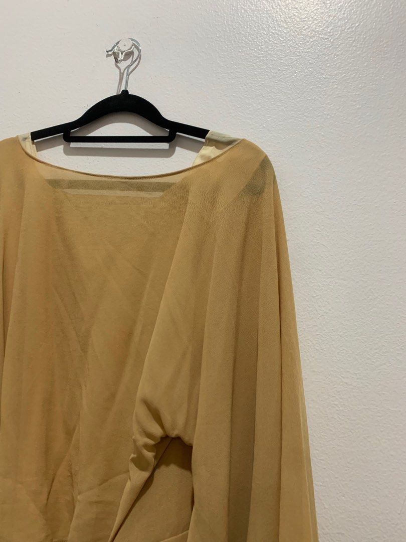 Lily Petuna Wrap Dress Nude Women S Fashion Dresses Sets Dresses