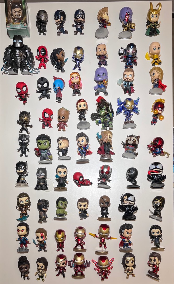 全 隻 Marvel DC Hot Toys Cosbaby Q版模型 興趣及遊戲 玩具 遊戲類 Carousell