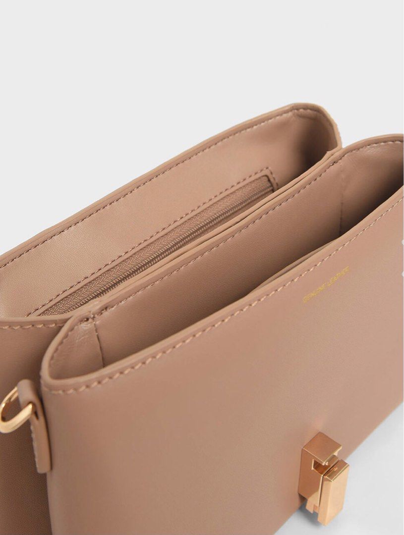 Bag Charles Keith Nude Barang Mewah Tas Dompet Di Carousell