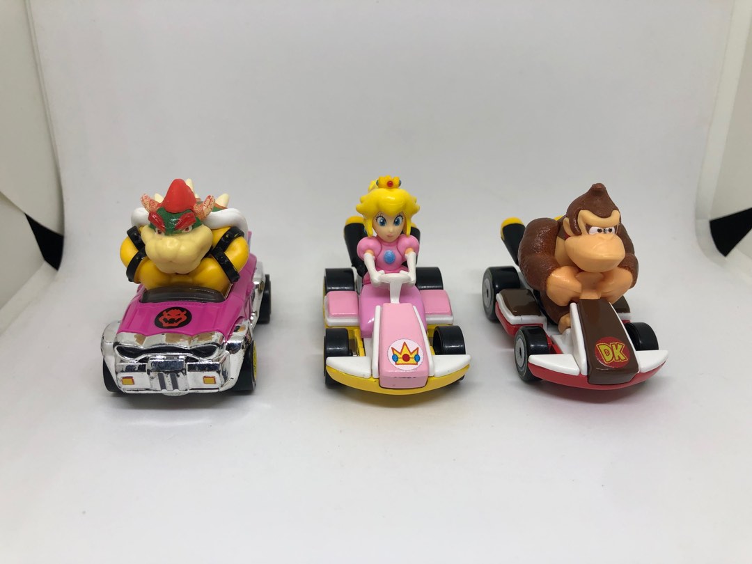 Nintendo Hot Wheels Super Mario Kart Bowser Peach Donkey Kong Car Set On Carousell