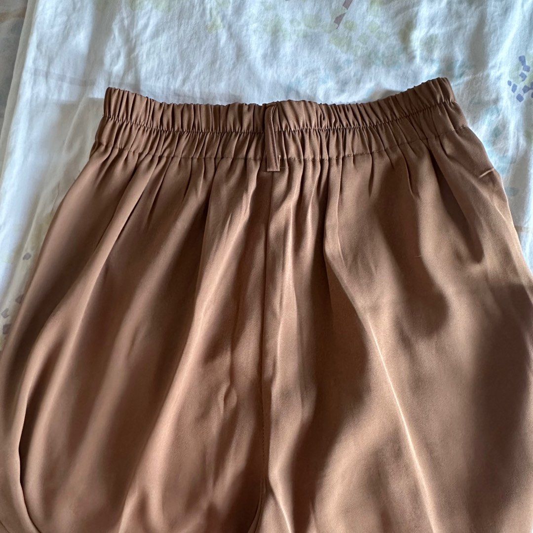 Nude Brown Kulot Bangkok Fesyen Wanita Pakaian Wanita Bawahan Di