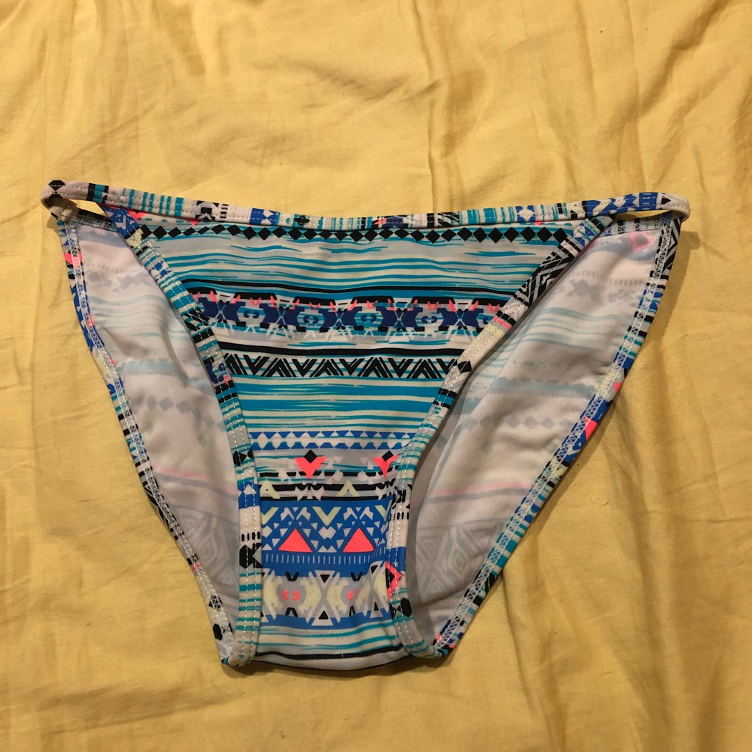 Aztec Bikini Bottom Women S Fashion Swimwear Bikinis Swimsuits On Carousell