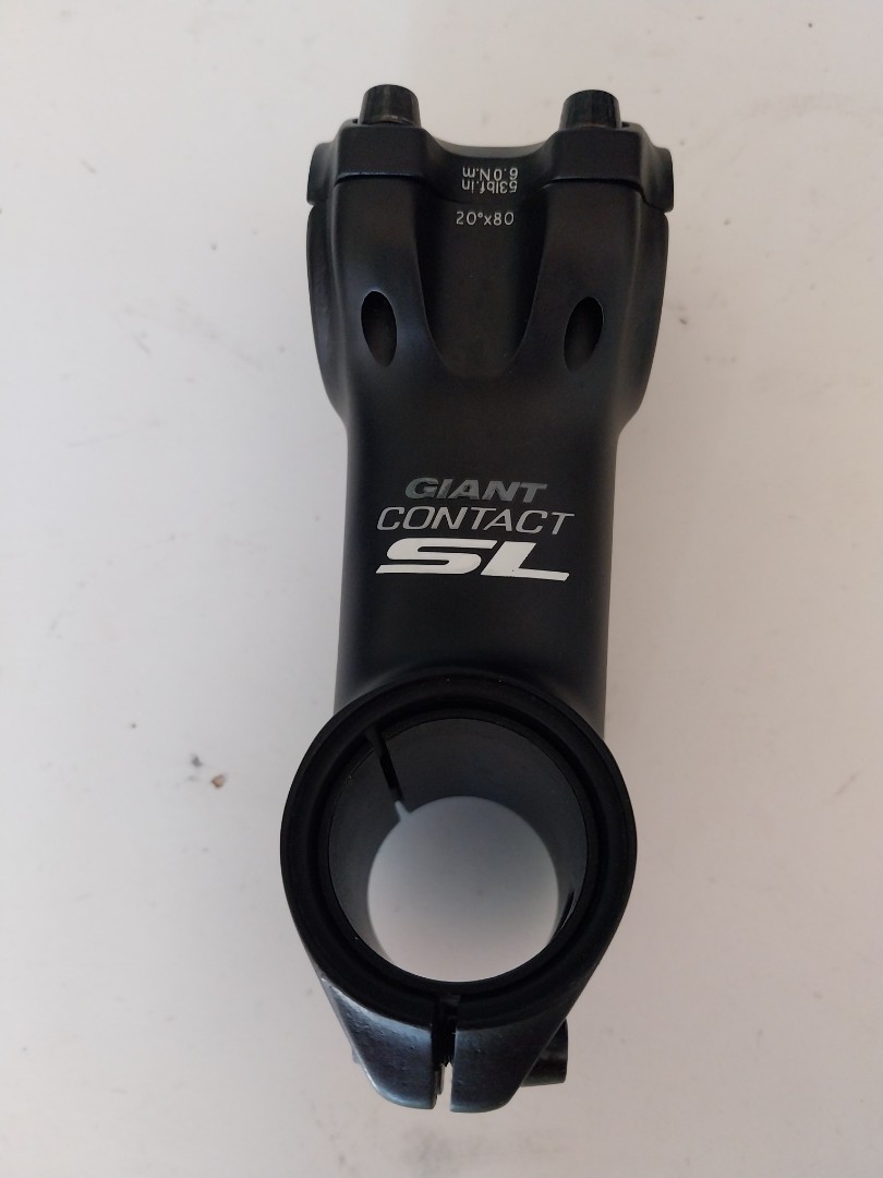 GIANT CONTACT SL OD2 BIKE STEM 20DEG 80mm Length Sports Equipment